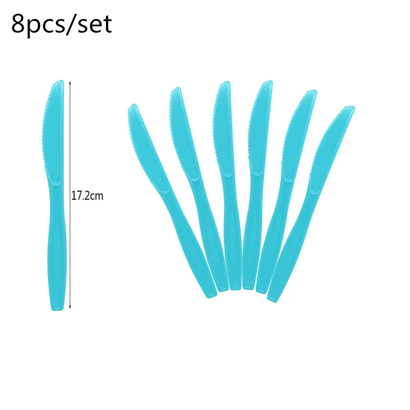 blueB04 1st Birthday Party Supplies Pink Blue Paper Plates Cups Straws Disposable Tableware Banner Gender Reveal Baby Shower Party Decor - Цвет: blueB04
