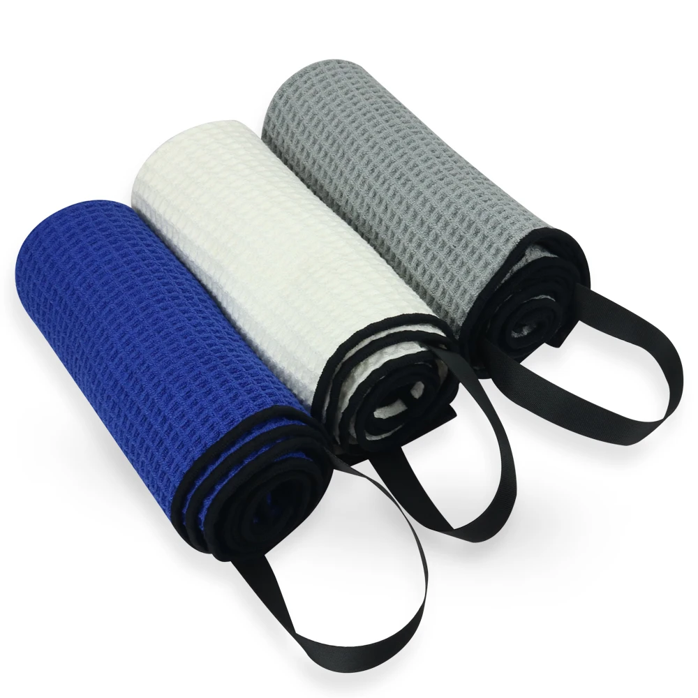 Полотенце для гольфа из микрофибры с вафельным покрытием|Перчатки гольфа| |