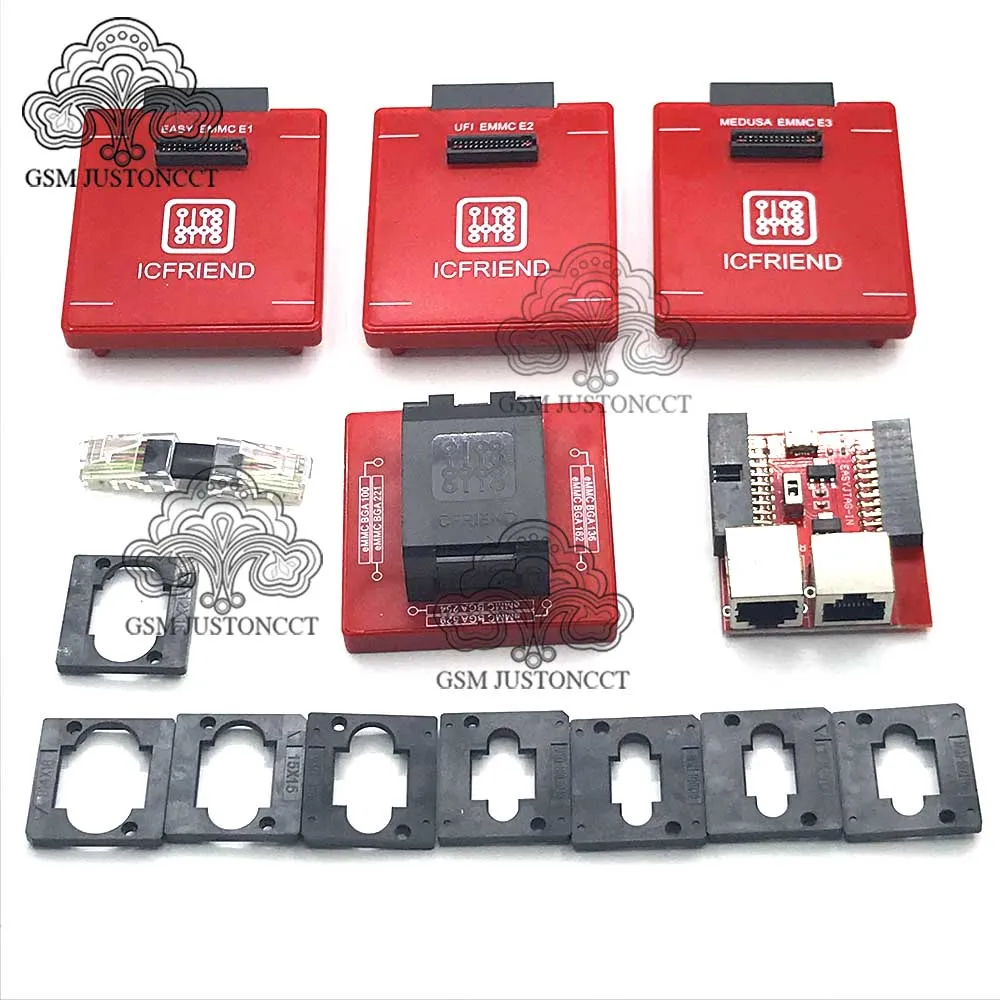 Newes Z3X легкий jtag plus box + ICFRIEND MOORC EMMC BGA / E MATE X Emate 13 в 1 для 100 136 168 153 169 162 186|Детали