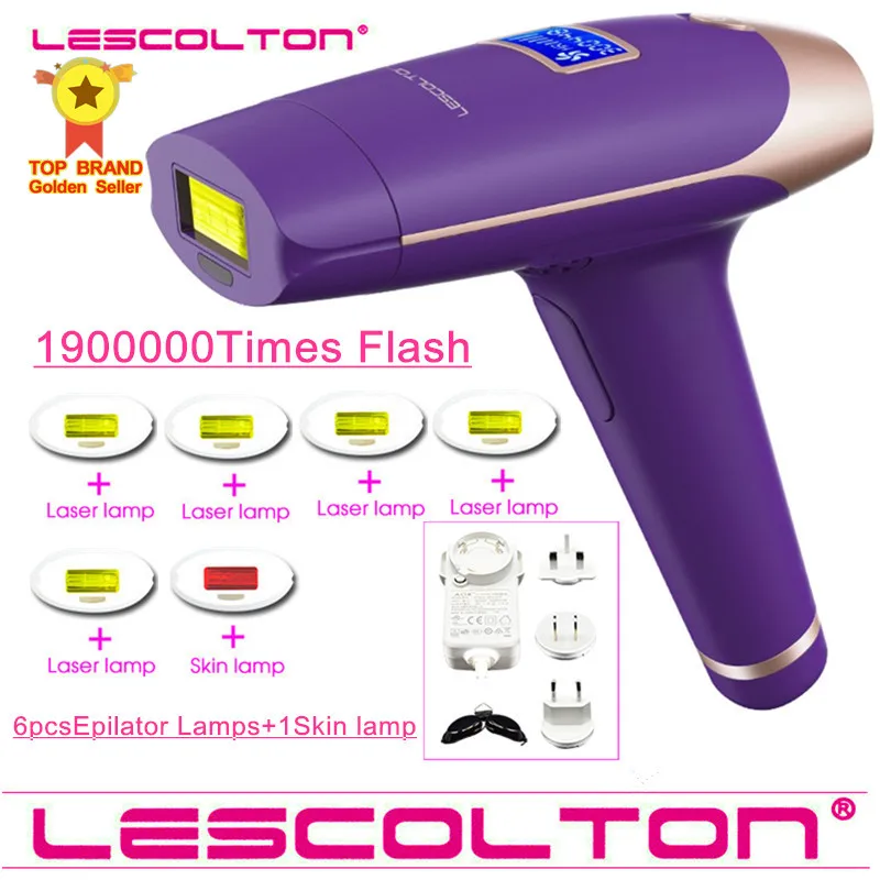 Lescolton T009i 1900000Shots Can Choose IPL Epilador LCD Display Machine Laser Permanent Bikini Trimmer Electric IPL Epilator enlarge