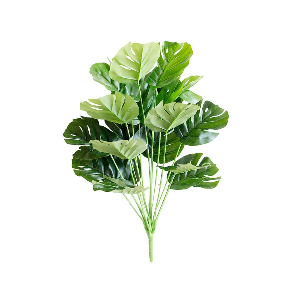 1 шт большой тропических монстера пальмовых листьев искусственные растения