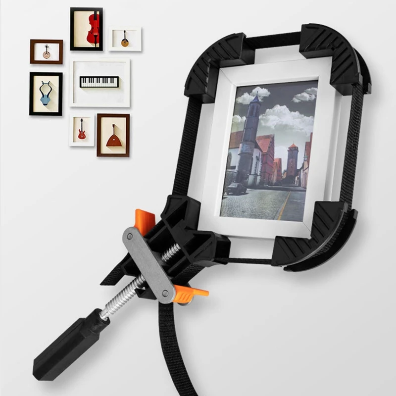 

Вспомогательный фиксированный зажим для фоторамки с быстрым позиционированием под прямым углом 90 °, фоторамка, зажим для быстрого затягива...