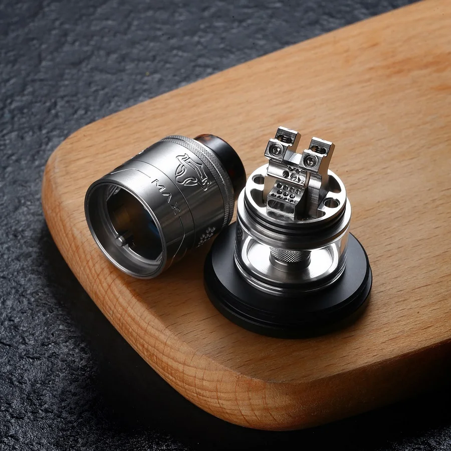 

Newest ThunderHead Creations Tauren Max RDTA with 2ml/4.5ml Capacity &510 thread vape Tank For Electronic Cigarette Box Mod