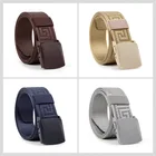 Ремень для мужчинженщин, высококачественный военный мужской ремень, армейские ремни, регулируемые уличные дорожные тактические ремни с пластиковой пряжкой
