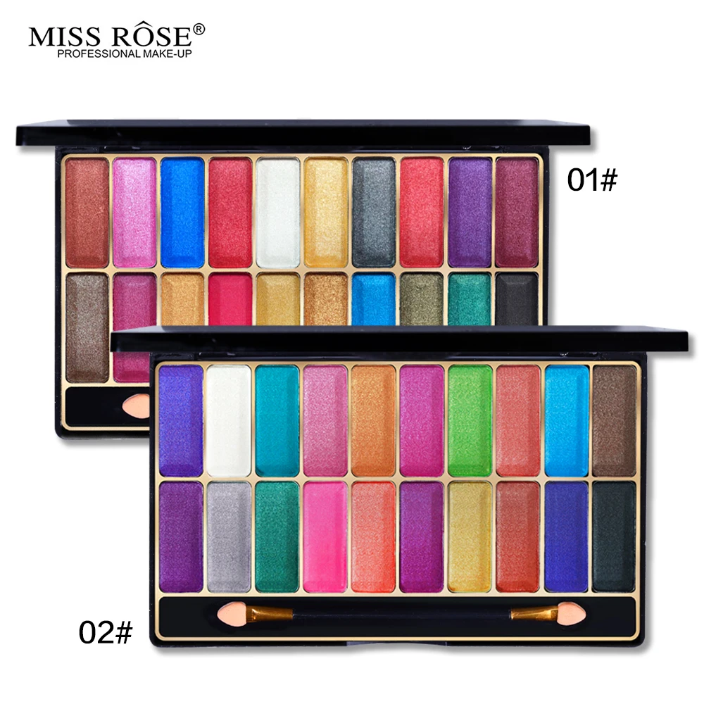 Miss Rose 36 Color Matte Shimmer Eyeshadow Makeup Palette Set Smoky Eye Make Up Bright Shadow Nude Cosmetic Kits with Brush |