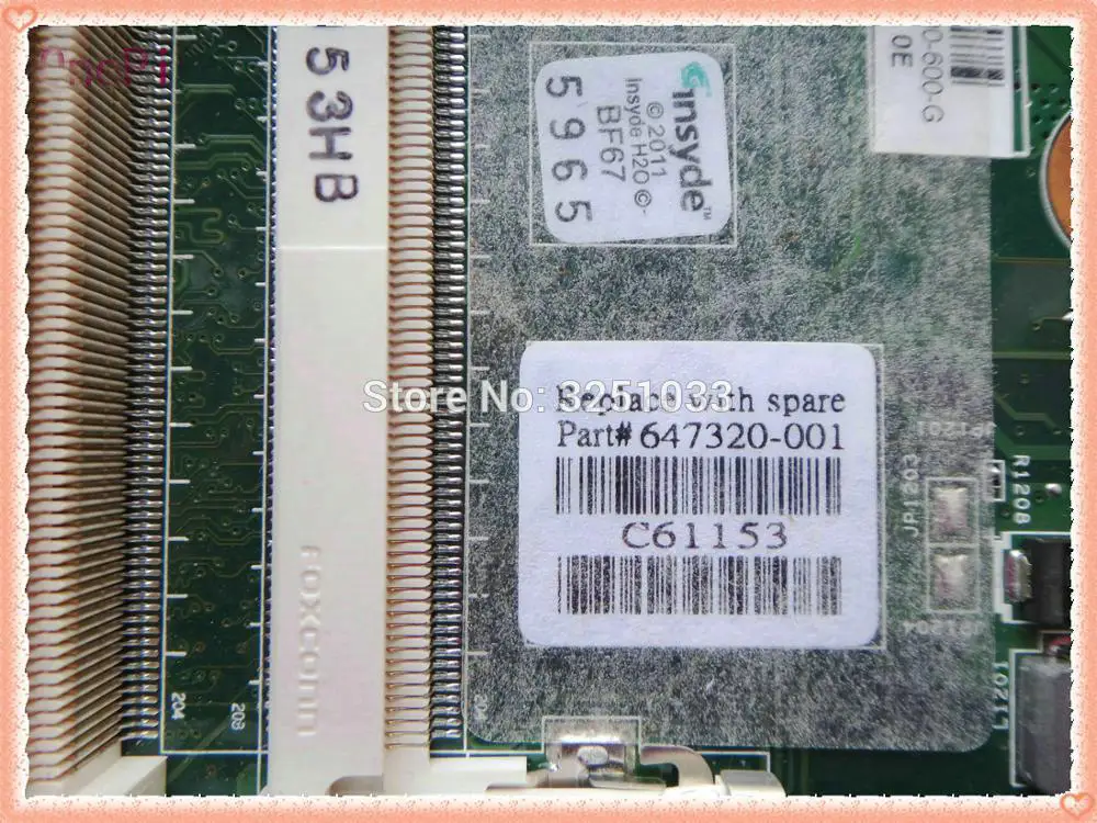 647320-001 for HP 2000 NOTEBOOK CQ43 Motherboard 2000Z-100 E350 system board 100% Tested | Компьютеры и офис