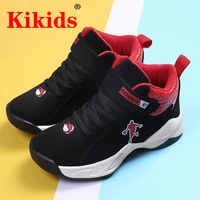 kikids boys basketball shoes high quality top soft non slip kids sneakers thick sole children sport kid outdoor trainer shoes