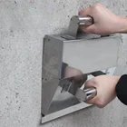 Штукатурка для стен из нержавеющей стали, ручной инструмент для отделки бетона, пыли, зерна, кирпича