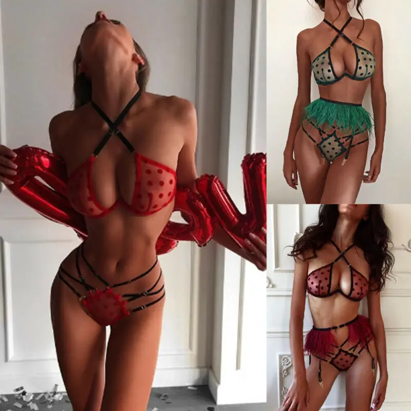 

Женское сексуальное нижнее белье, комбинация, кружевной комплект с бюстгальтером, стринги, трусики, нижнее белье, ночное белье