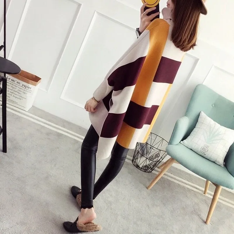 Женский осенний и зимний новый свитер Корейская версия свободного свитера цвет