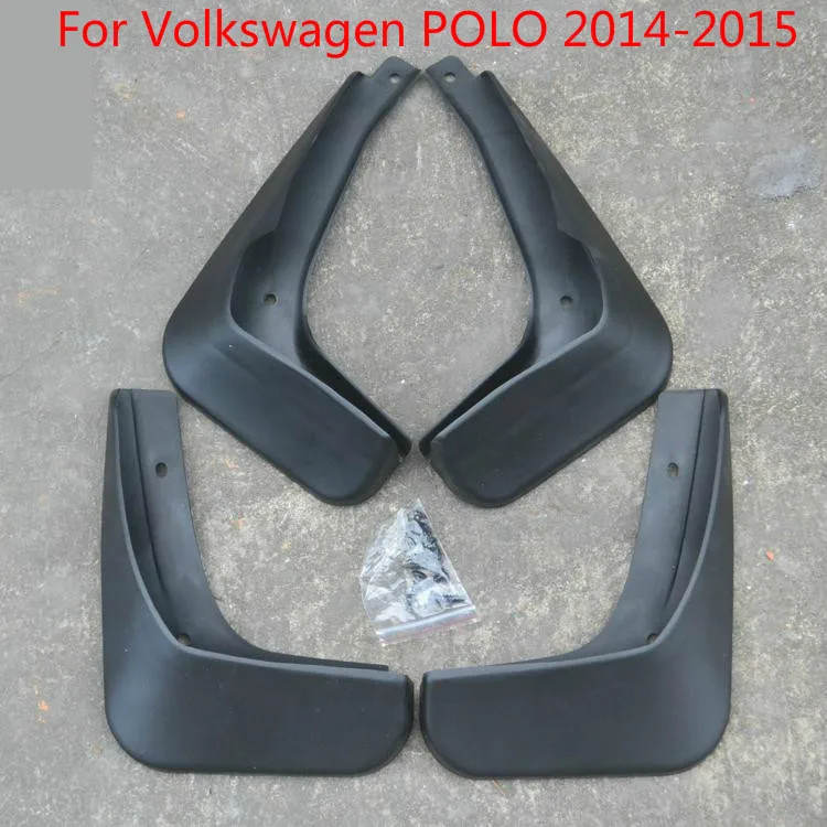 Новые черные стильные Брызговики брызговики 4 шт. для Volkswagen POLO 2014 2015|Грязезащита| |