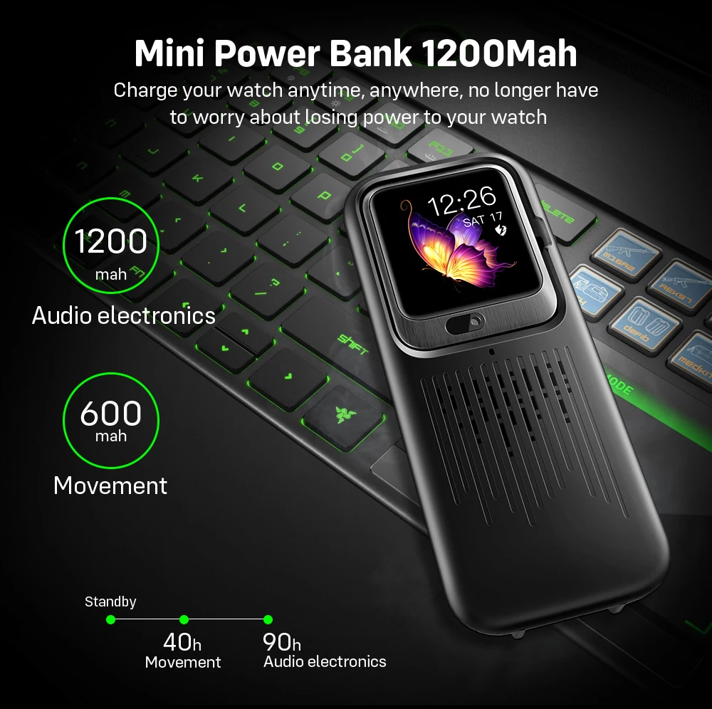 LEMFO LEM11 Смарт-часы 4G Android7.1.1 3G+ 32G поддержка камеры Wi-Fi gps с 1200mah power Bank беспроводной Bluetooth динамик