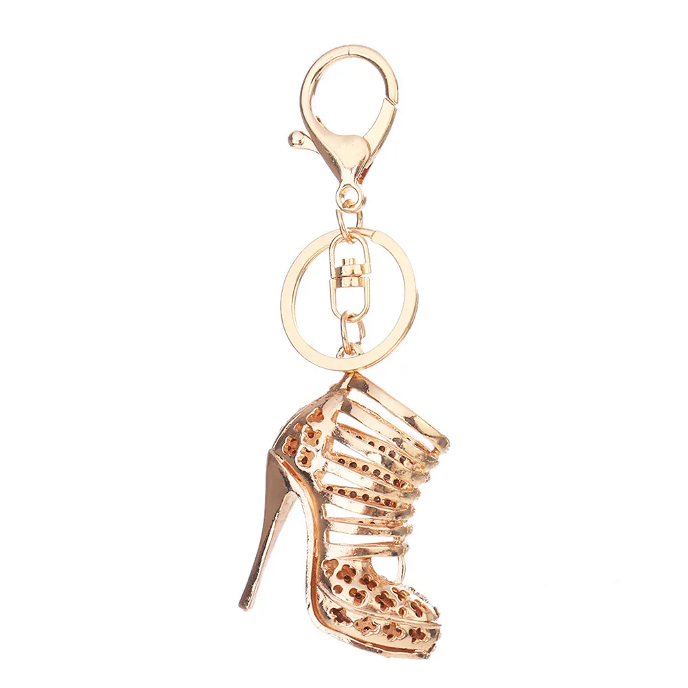 Брелок для обуви на высоком каблуке стразы с кристаллами автомобильный брелок