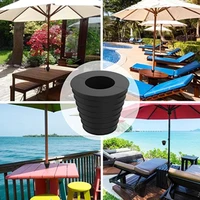 silicone umbrella cone wedge for patio table hole opening or parasol base stand 1 9 to 2 7 inch umbrella pole diameter