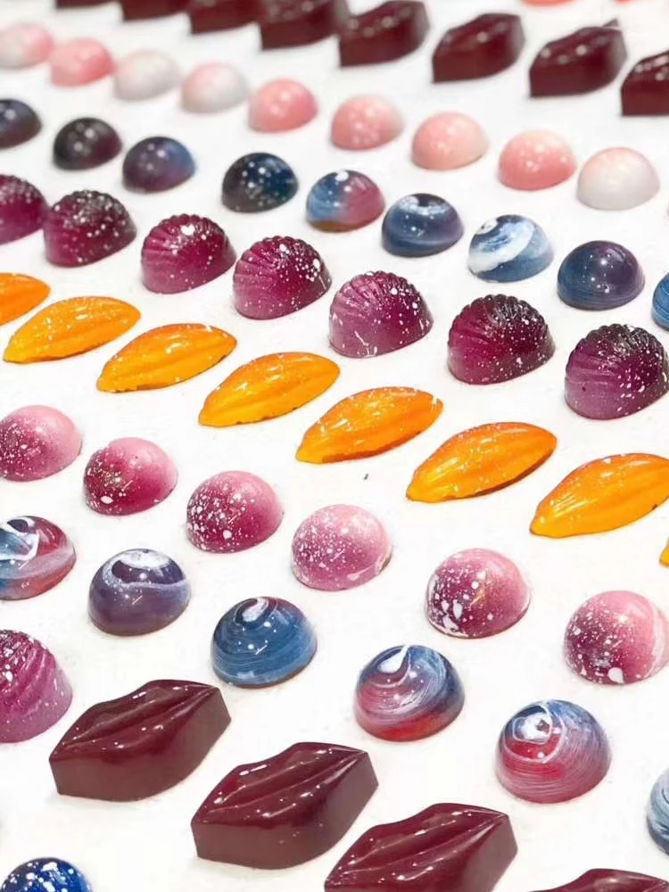 24 полусферические прозрачные твердые форма для шоколада Сделай Сам инструменты