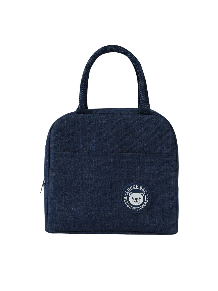 

Portable Lunch Bag 2021 New Thermal Insulated Lunch Box Tote Cooler Bag Bento Pouch Lunch Container Food Storage Bags Handbag