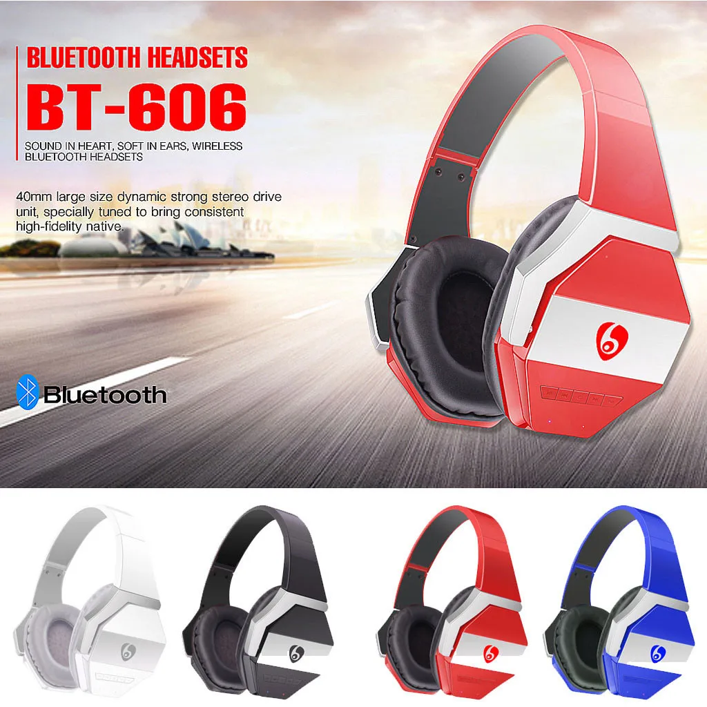 OVLENG BT-606 Беспроводной Bluetooth Наушники Hi-Fi стерео Спортивная гарнитура наушники с
