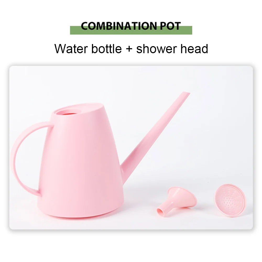

1.8L Watering Can Long Mouth Water Sprayer Pot Plastic Gardening Sprinkled Kettle For Plants Flowers Indoor Outdoor