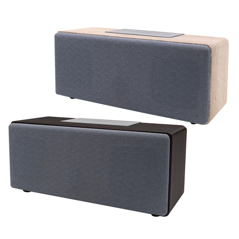 Wireless Speaker Portable Bluetooth with Sound System Wooden Case for Tablet Laptop Xiaomi | Электроника