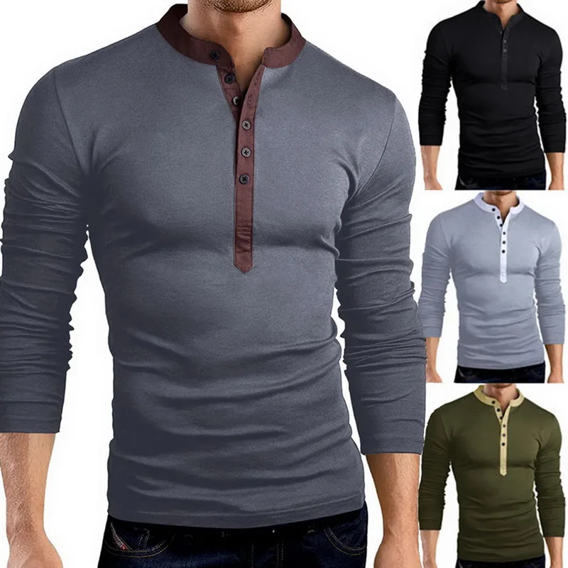 MJARTORIA новинка 2019 мужские топы с длинным рукавом футболка повседневная хлопок