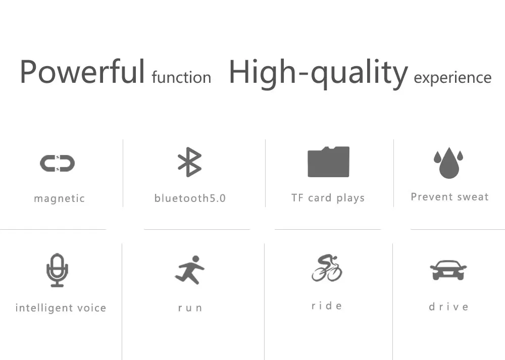 Магнитные Спортивные Беспроводные bluetooth-наушники 9D, стерео наушники, гарнитура с шейным басом, наушники-вкладыши с микрофоном, поддержка TF карты