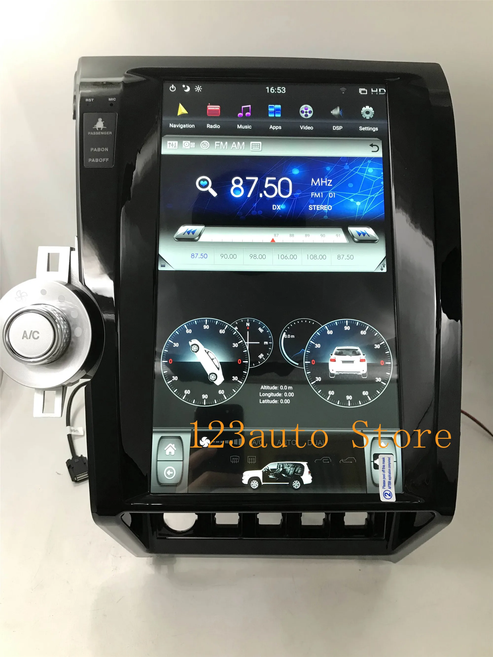 13 6 ''вертикальный Tesla стиль Android 9 0 авто автомобиль без DVD GPS навигационный плеер