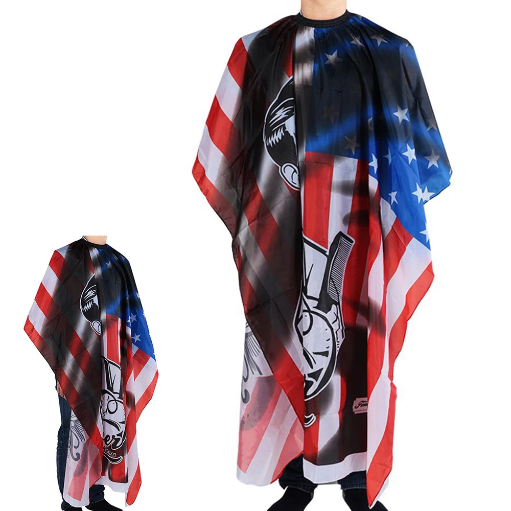 Водонепроницаемый накидка для стрижки волос Ткань узор салона парикмахерской