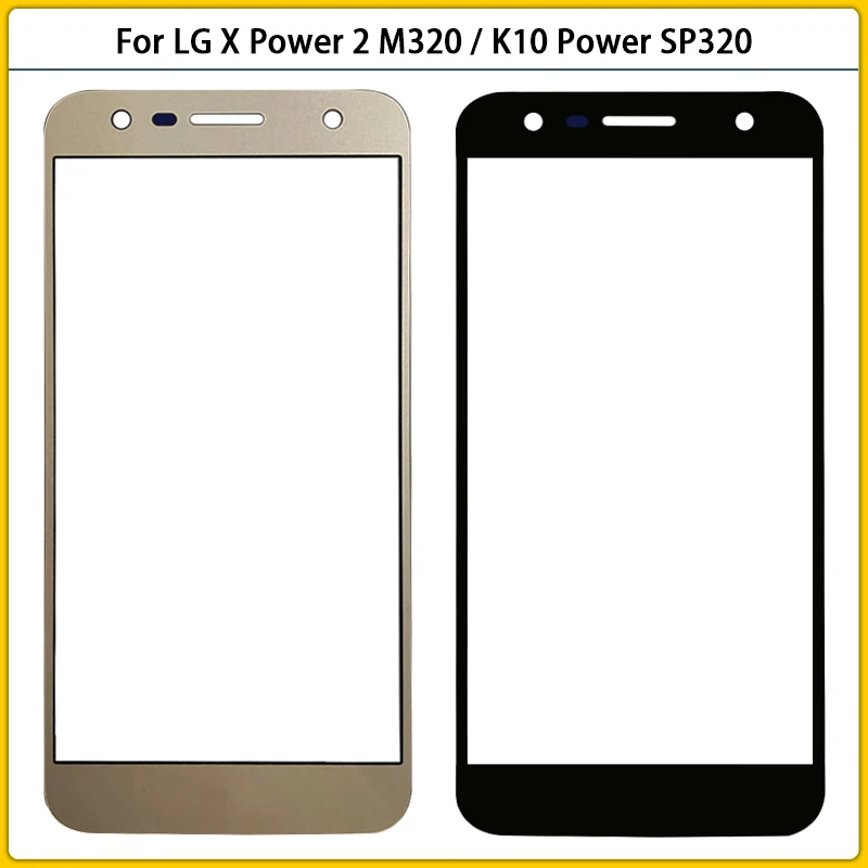 10 шт. для LG X Power 2 M320 сенсорный экран ЖК передняя внешняя стеклянная панель
