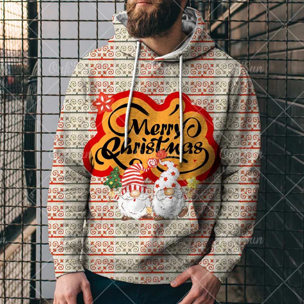 

2021 MenClothing Christmas New 3D Printing Hoodie Ladies/Men Fashion Long Sleeve Hooded Sweatshirt Hot Sale Oversized Top