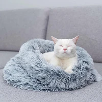 winter plush pet cat bed keeping warm cat sleeping bag cat cushion cat house comfortable cat bed sack nest kennel for small pet