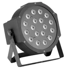 Диско светодиодные огни Декор сцены RGB DMX 512 управление 18 шт. мини Par светодиодное освещение для ночного клуба KTV шоу Дома вечеринки свадьбы