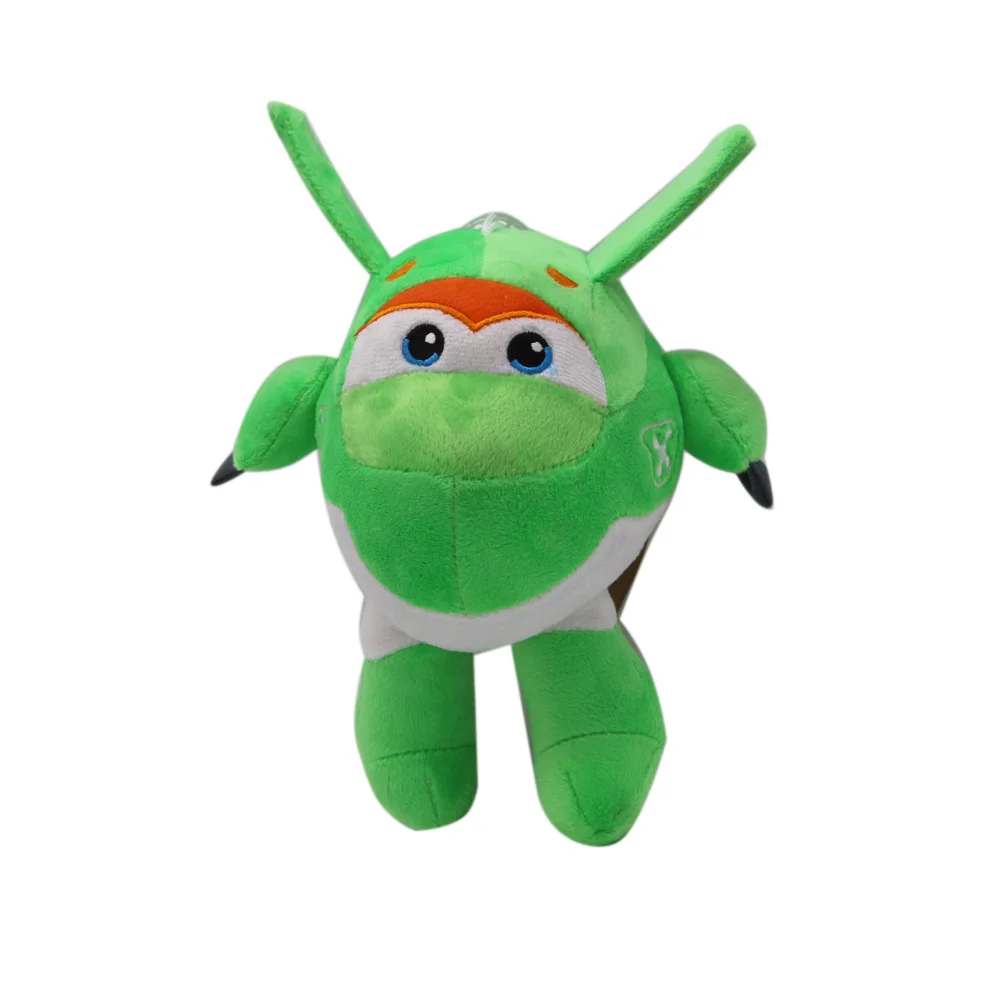 

SELLWORLDER Super Wings Cartoon Character 22cm Airplane Plush Puppet Figure Toys