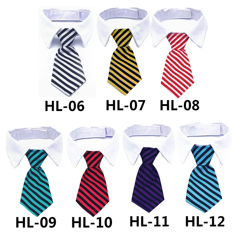 Регулируемый полосатый воротник ожерелье галстук классические аксессуары для