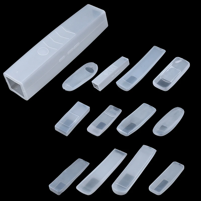 1pc Transparent Dust Protect Protective Storage Bag Portable Silicone Air Condition Control Case TV Remote Cover |
