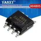 5 шт. AO4805 SOP8 4805 SOP AO4805L лапками углублением SOP-8 MOSFET