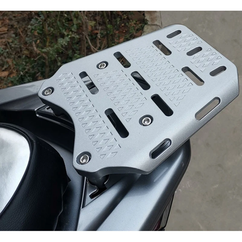 

Motorcycle Rear Storage Box Luggage Case Rack Support Cargo Holder Shelf Panel Bracket for Honda PCX 125 PCX150 14-20