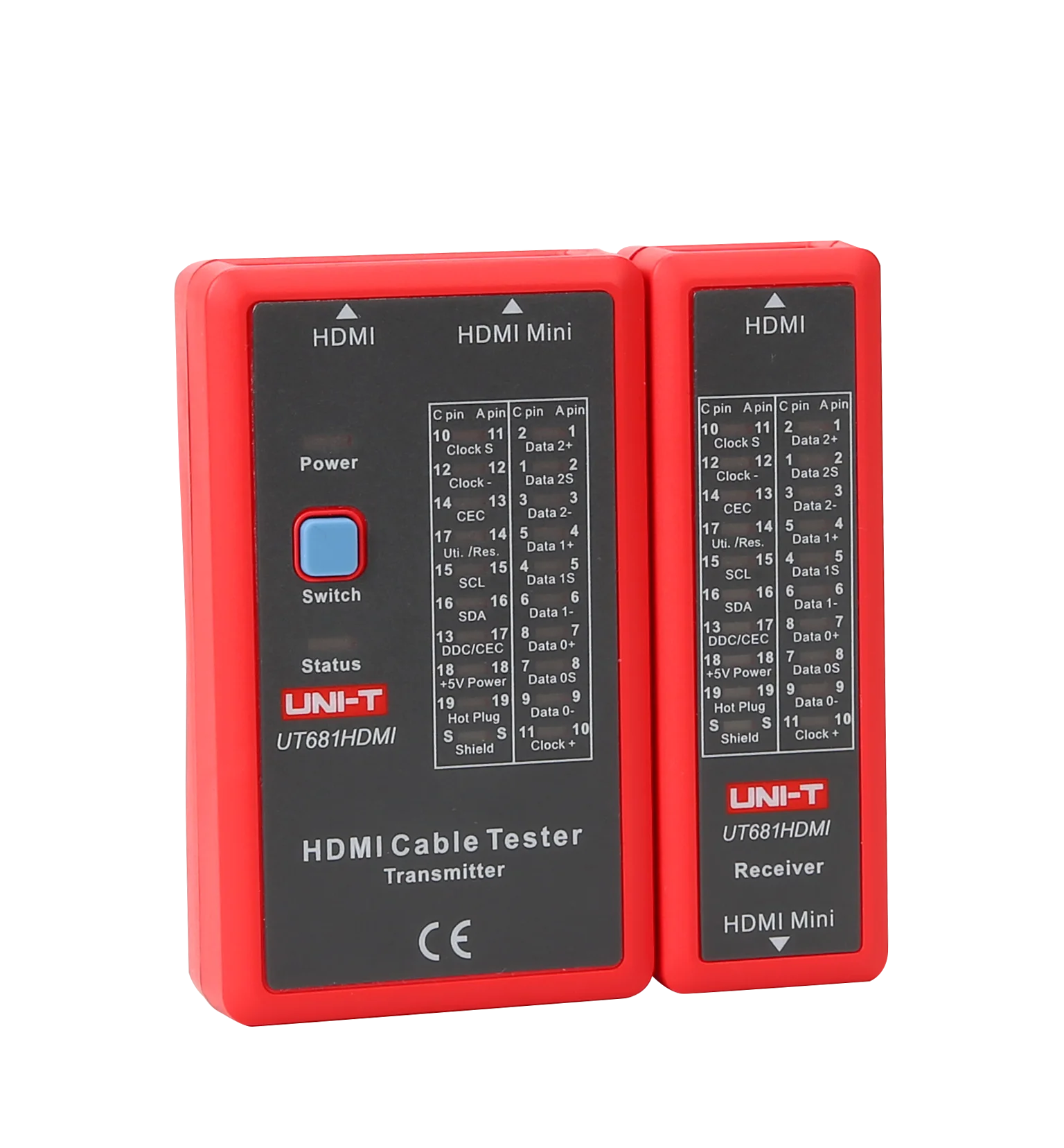 Тестер кабеля UNI T UT681HDMI тестер сетевого светодиодный индикатор состояния