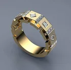 Европейская и американская мода, индивидуальное кольцо, Минималистичная индийская бижутерия, мужское кольцо, обручальное кольцо, Винтажное кольцо, эстетическое ювелирное изделие