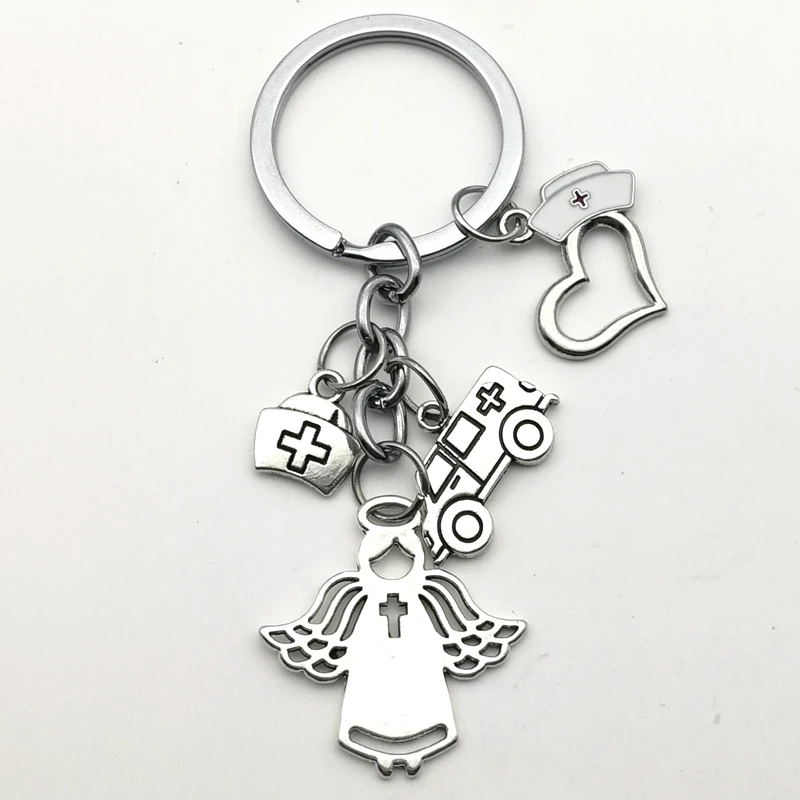 Медицинский брелок с изображением ангела 2020 для медсестры креативный подарок
