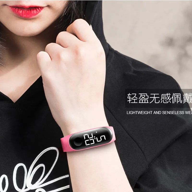 

Simple Men Watch LED Electronic Sport Watch Luminous Sensor Digital Watches Unisex Men Women Military Wrist Watches reloj hombre