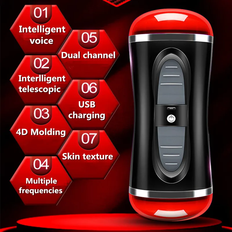 Двухканальный автоматический мужской мастурбатор минет сосание секс машина