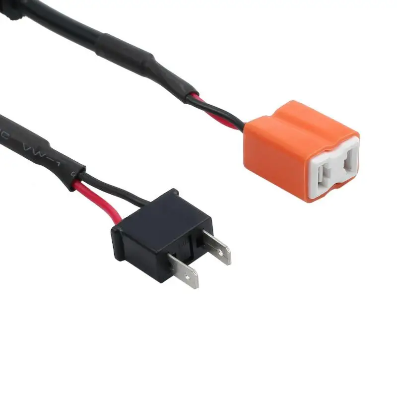 2X H7 Headlight LED Canbus Decoder Canceller Error Free Resistor Anti Flicker Daytime Running Light Relay Harness 30CM | Автомобили и