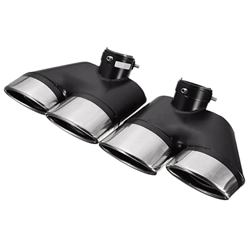 2 шт. Автомобильная задняя выхлопная труба из нержавеющей стали - Цена: 10851.42