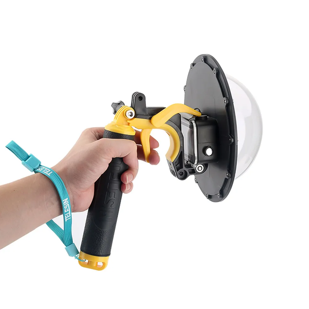 TELESIN водонепроницаемый купол крышка объектива Комплект с водонепроницаемым