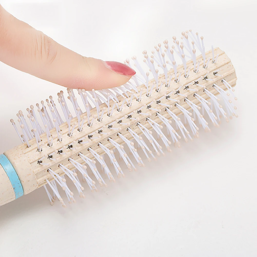 

Durable Candy Color Roll Curly Round Brush Comb Hairbrush Hairdressing Tool Salon Anti-static Hair Combs Hairbrush