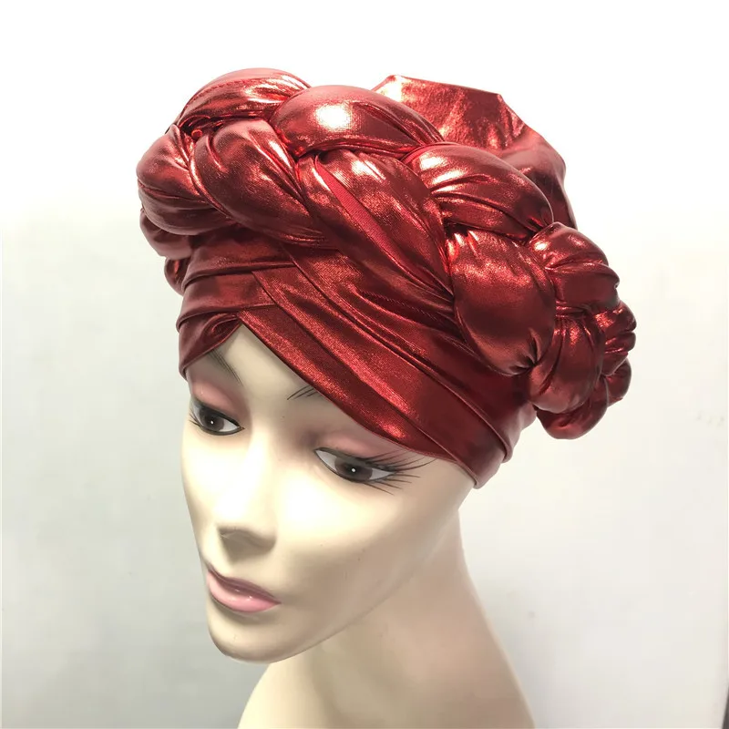 Нигерийский геле под традиционное платье Aso Oke уже Авто Ebi Headtie Африканский тюрбан