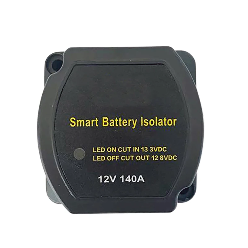 

12V140A Voltage Relay Intelligent Battery Isolator Suitable for Camping Car, RV, Yacht CARAVANS, BOATS