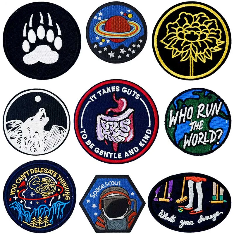 Howl World Iron clothes прошитая швейная ткань украшение из ткани для пальто верхнее куртка