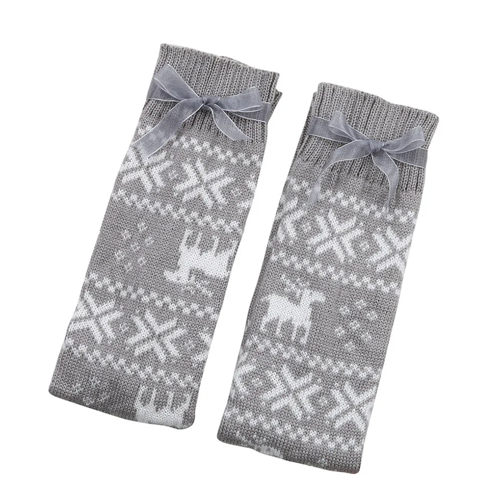 

Women Christmas Reindeer Long Over The Knee Cotton Socks High