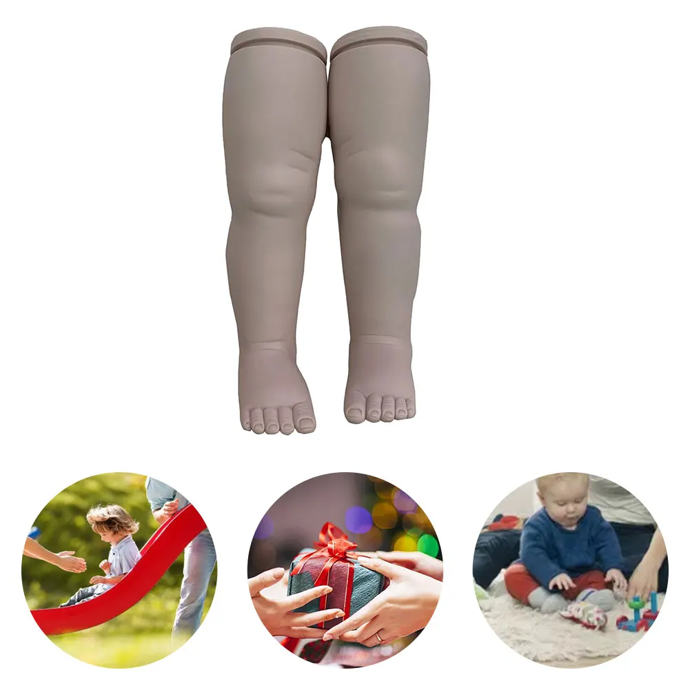 

2pcs 28inch Doll Parts Straight Leg DIY Toy Polyethylene Gift Accessories For Kids Fresh Color Lifelike Craft Toddler Art